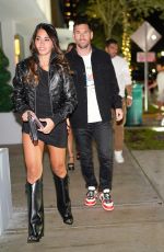 SOFIA VERGARA, ANTONELA ROCCUZZO, SOFIA BALBI, ELENA GALERA and ROMAREY VENTURA Joins Leo Messi and Friends for Dinner at Papi Steak in Miami Beach 01/20/2024