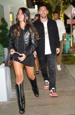 SOFIA VERGARA, ANTONELA ROCCUZZO, SOFIA BALBI, ELENA GALERA and ROMAREY VENTURA Joins Leo Messi and Friends for Dinner at Papi Steak in Miami Beach 01/20/2024