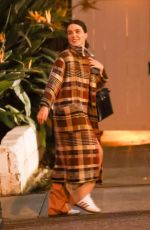 SOPHIA BUSH Out for Dinner at San Vicente Bungalows in West Hollywood 01/16/2024