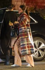 SOPHIA BUSH Out for Dinner at San Vicente Bungalows in West Hollywood 01/16/2024