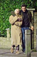 SOPHIE TURNER and Peregrine Pearson Out in London 01/17/2024