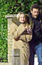 SOPHIE TURNER and Peregrine Pearson Out in London 01/17/2024