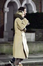 SOPHIE TURNER and Peregrine Pearson Out in London 01/17/2024