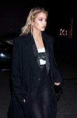STELLA MAXWELL Arrives at Hotel Costes Restaurant in Paris 01/20/2024