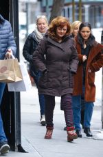 SUSAN SARANDON Out with Her Son Jack Henry Robbins for Lunch in New York 01/18/2024