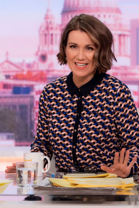 SUSANNA REID at Good Morning Britain TV Show in London 01/17/2024