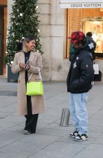 TAINA MARIE MELENDEZ Out at Place Vendome in Paris 01/15/2024