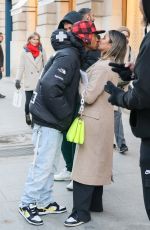 TAINA MARIE MELENDEZ Out at Place Vendome in Paris 01/15/2024