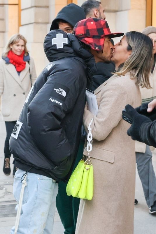 TAINA MARIE MELENDEZ Out at Place Vendome in Paris 01/15/2024