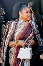 TARAJI P. HENSON Arrives at Promotion of The Color Purple in Palm Springs 01/04/2024