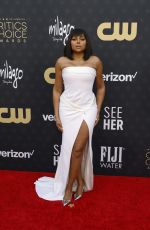 TARAJI P. HENSON at 2024 Critics Choice Awards in Santa Monica 01/14/2024