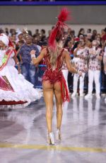 TATI BARBIERI at Technical Rehearsal at Sapucaí in Rio de Janeiro 01/21/2024