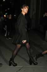 TAYLOR SWIFT and CARA DELEVINGNE Out for Dinner at Nobu in New York 01/23/2024 