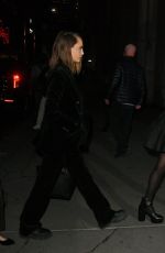 TAYLOR SWIFT and CARA DELEVINGNE Out for Dinner at Nobu in New York 01/23/2024 