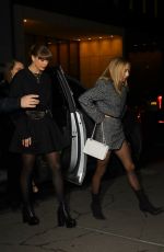 TAYLOR SWIFT and CARA DELEVINGNE Out for Dinner at Nobu in New York 01/23/2024 