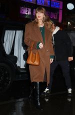 TAYLOR SWIFT Arrives at Electric Lady Studio in New York 01/09/2024