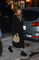 TAYLOR SWIFT Arrives at Electric Lady Studio in New York 01/18/2024