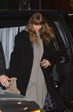 TAYLOR SWIFT Arrives at Electric Lady Studio in New York 01/18/2024