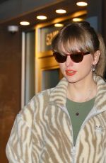 TAYLOR SWIFT Leaves Electric Lady Studios in New York 01/11/2024