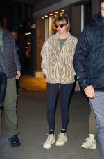 TAYLOR SWIFT Leaves Electric Lady Studios in New York 01/11/2024