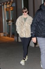 TAYLOR SWIFT Leaves Electric Lady Studios in New York 01/11/2024