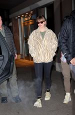 TAYLOR SWIFT Leaves Electric Lady Studios in New York 01/11/2024