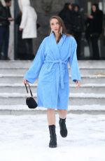 TEONA STAVARACHI on the Set of April X in Bucharest 01/28/2024