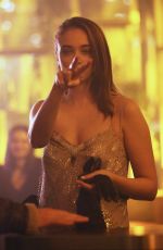 TEONA STAVARACHI on the Set of April X in Bucharest 01/28/2024