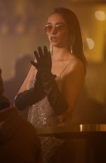 TEONA STAVARACHI on the Set of April X in Bucharest 01/28/2024