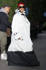 TEYANA TAYLOR Arrives at Good Morning America Studios in New York 01/08/2024