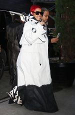 TEYANA TAYLOR Arrives at Good Morning America Studios in New York 01/08/2024