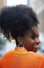 TEYONAH PARRISH at a Photoshoot, December 2023
