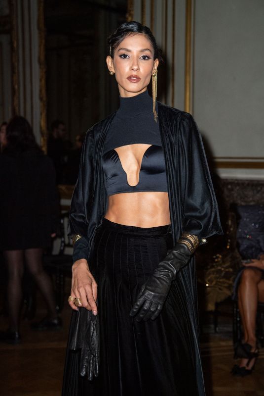 THAYNA SOARES at Ashi Studio Haute Couture Spring/Summer 2024 Show at Paris Fashion Week 01/25/2024