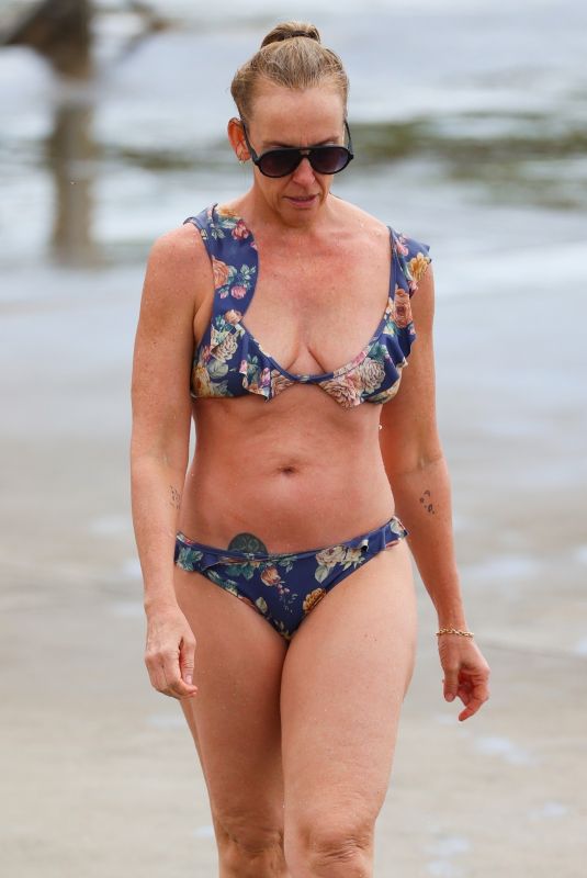 TONI COLLETTE in Bikini at a Beach in Sydney 01/12/2024