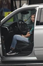 TORI SPELLING Leaves a UPS Store in Los Angeles 01/19/2024