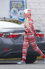 TORI SPELLING Visits a Liquor Store on New Year