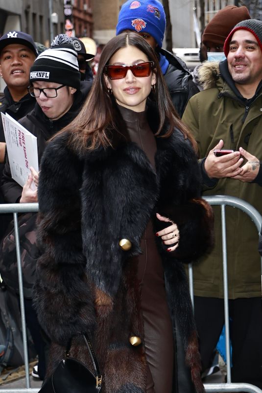 URSULA CORBERO Arrives at Today Show in New York 01/09/2024