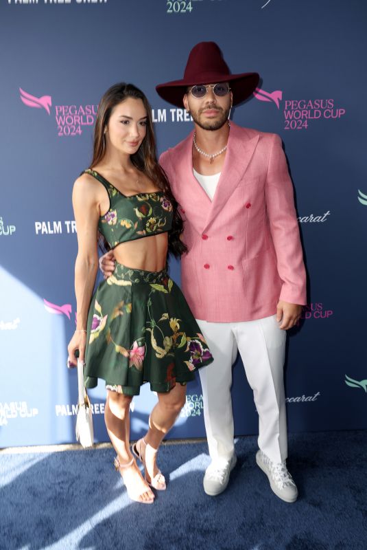 VANESSA CHRISTINE at Pegasus World Cup in Hallandale 01/27/2024