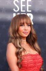 VANESSA MORGAN at 2024 Critics Choice Awards in Santa Monica 01/14/2024