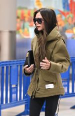 VICTORIA BECKHAM Arrives at JFK Airport in New York 01/29/2024