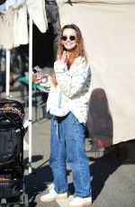WHITNEY HARTLEY WAGNER at a Farmers Market in Los Angeles 01/28/2024