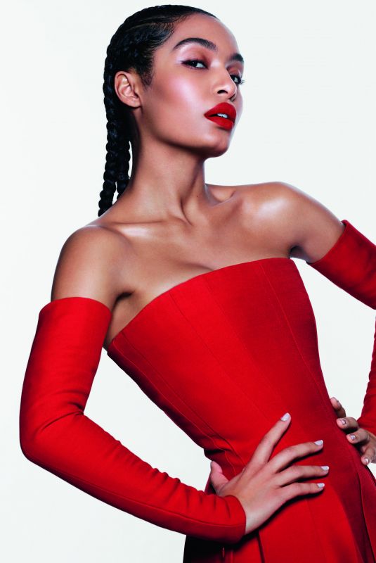 YARA SHAHIDI for Dior Beauty Rouge Dior Campaign, January 2024