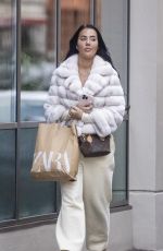YAZMIN OUKHELLOU Out Shopping in London 01/24/2024