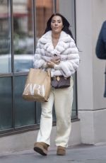 YAZMIN OUKHELLOU Out Shopping in Mayfair 01/24/2024