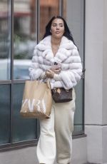YAZMIN OUKHELLOU Out Shopping in Mayfair 01/24/2024