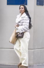 YAZMIN OUKHELLOU Out Shopping in Mayfair 01/24/2024