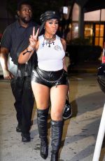 YUNG MIAMI Out for dinner at Carbone in Miami 01/13/2023