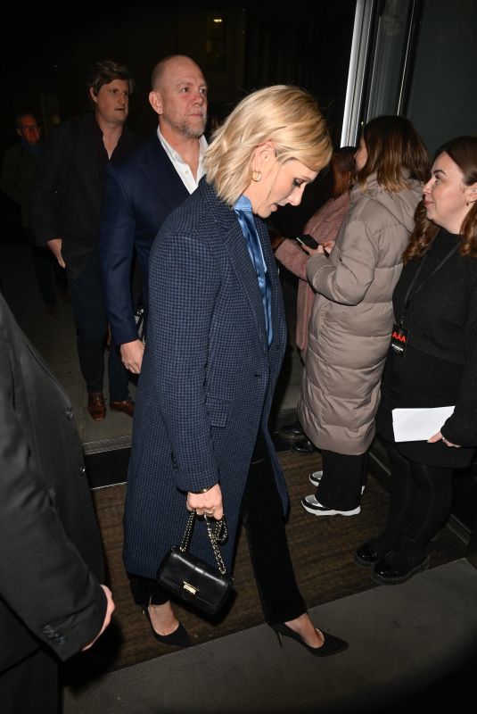 ZARA TINDALL Arrives at Six Nations: Full Contact Premiere at Frameless in London 01/15/2024