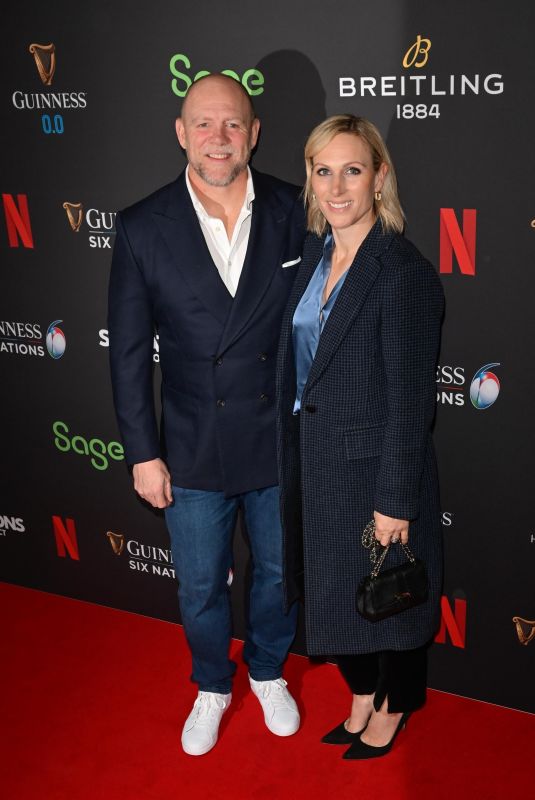 ZARA TINDALL at Six Nations: Full Contact World Premiere at Frameless in London 01/15/2024
