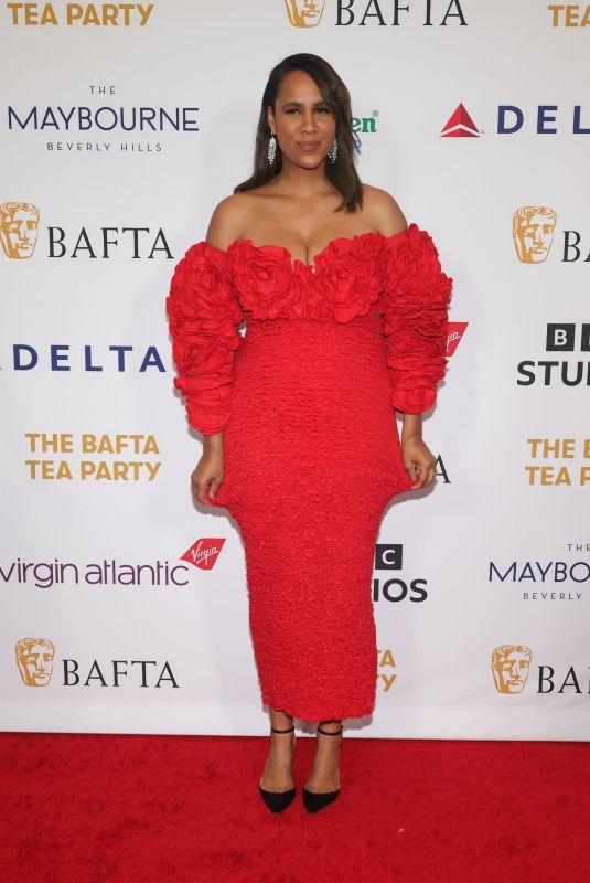 ZAWE ASHTON at Bafta Tea Party in Beverly Hills 01/13/2024